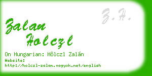 zalan holczl business card